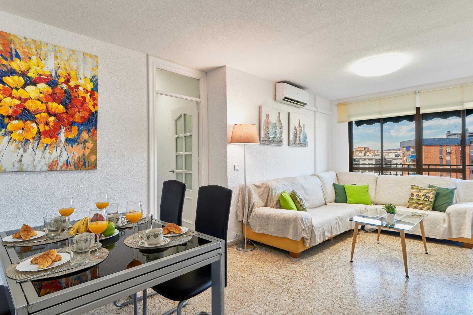 Luminoso Apartamento/ 5 Minutos De La Playa Málaga Esterno foto